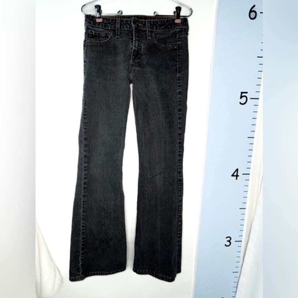 L.e.i.‎ Denim Denim Blue Jeans Straight Flare Leg Size 5 Juniors